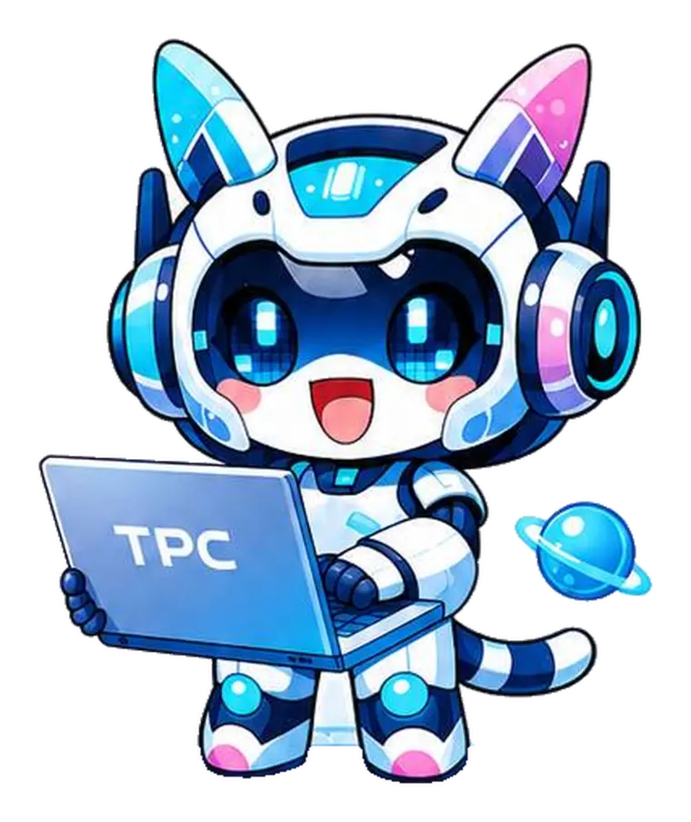 TPCのノートパソコンを持つ、豊田PC公式AIキャラクターのトピック